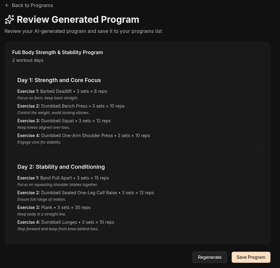 Your Custom Program